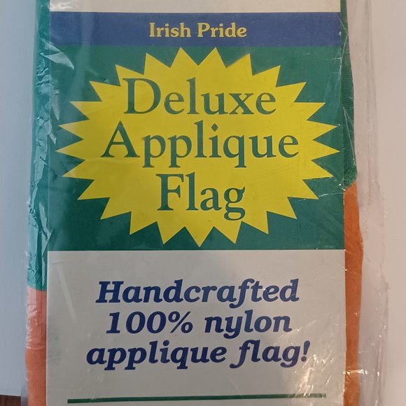 New Vintage Meadow Creek St. Patrick's Day Irish Flag Shamrock Green 28 x 40 - Picture 2 of 6